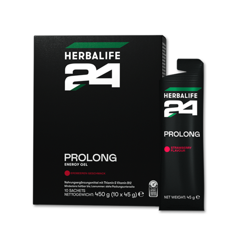 Herbalife24® Prolong Energy Gel Jordgubbe 10 påsar