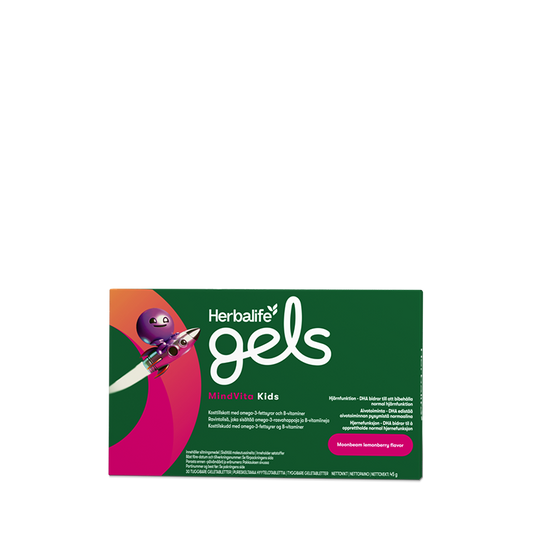 Herbalife Gels MindVita Kids Moonbeam lemonberry 30 tuggbara geltabletter
